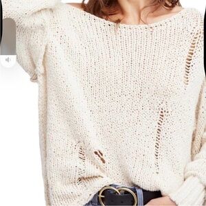 Free People Unravel Me Knit Sweater
